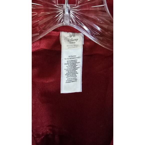 Minnie Mouse Christmas Dress Coat Red 12-18 Months - Picture 5 of 5